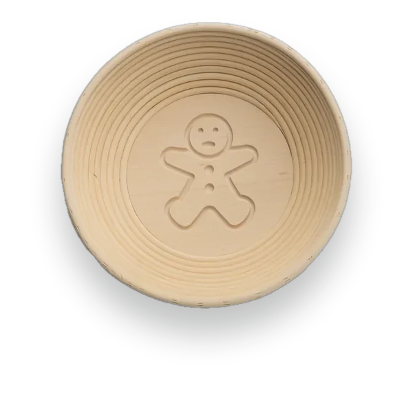 Košara z gravuro: Gingerbread man