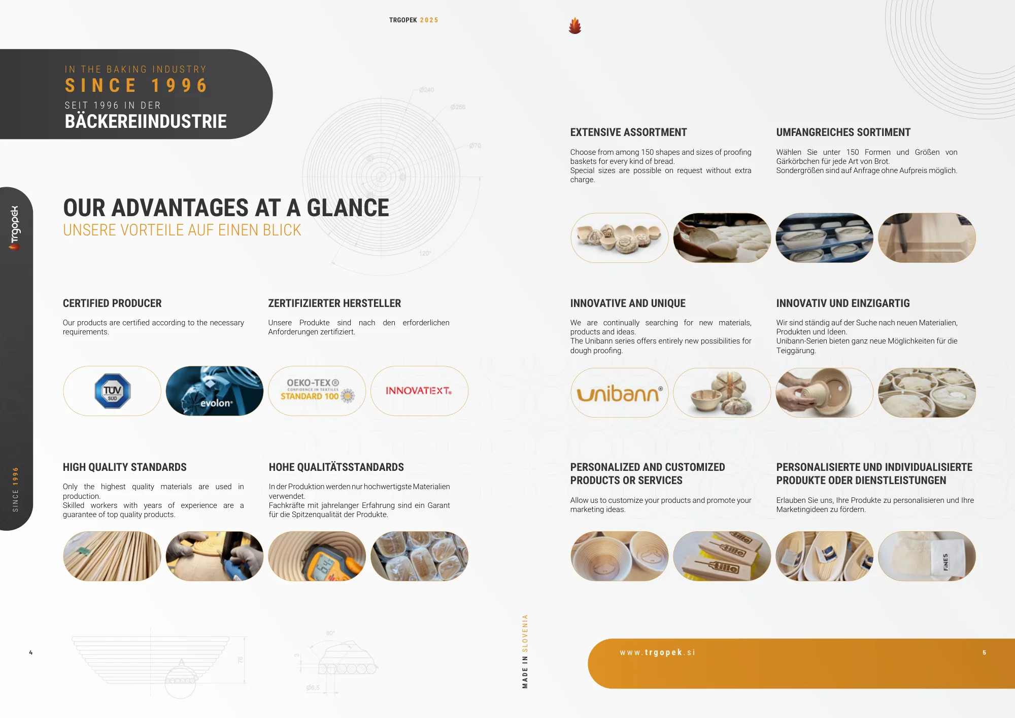 Katalog Trgopek 2025: Prednosti, strani 4–5