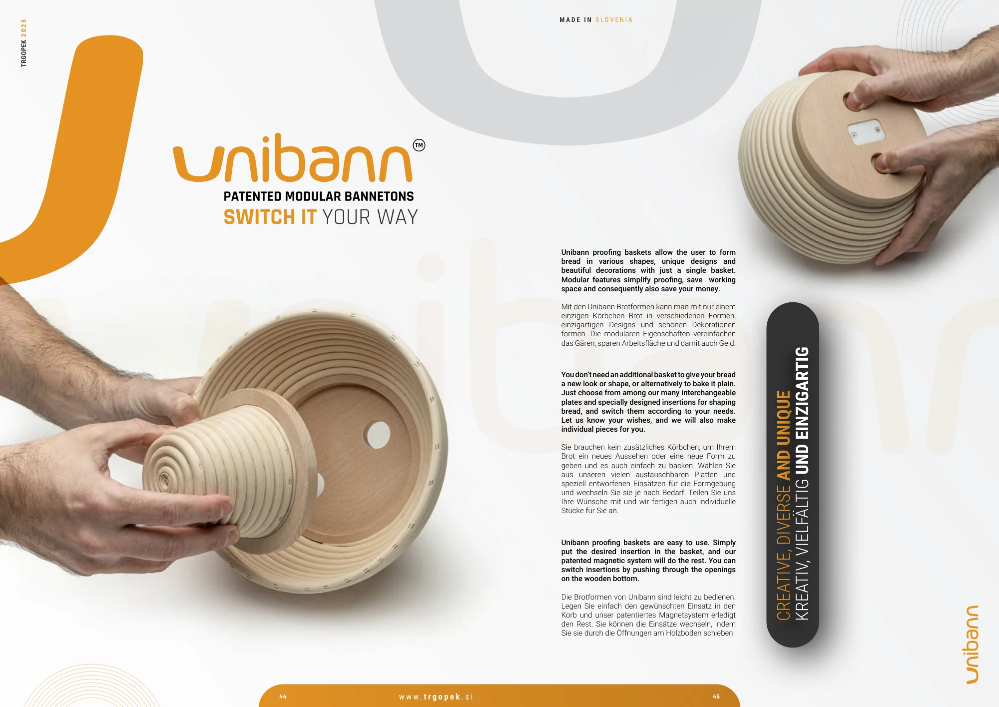 Katalog Trgopek 2025: Unibann, strani 44–45