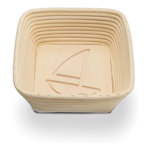 Engraved square proofing baskets