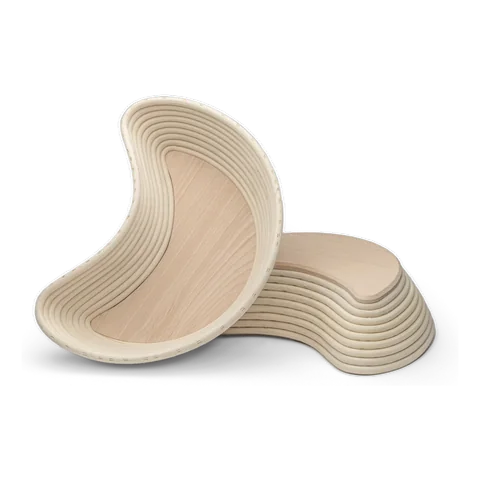 Half moon proofing basket